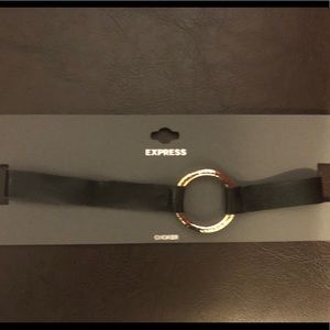 Black and gold choker